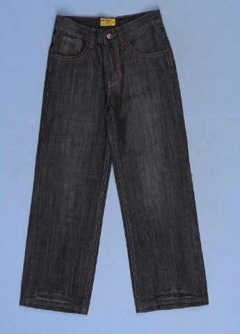 Серые демисезонные прямые джинсы Kodeks