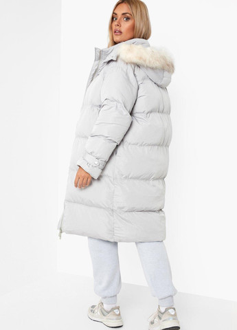 Светло-серая демисезонная куртка Boohoo