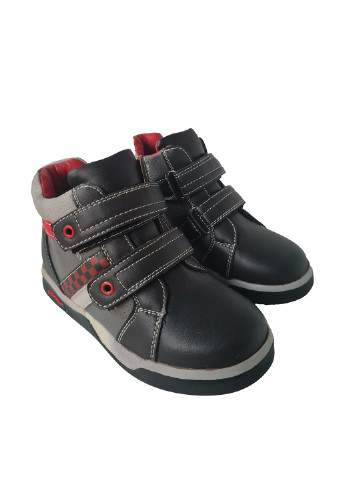 Темно-серые кэжуал осенние ботинки Луч