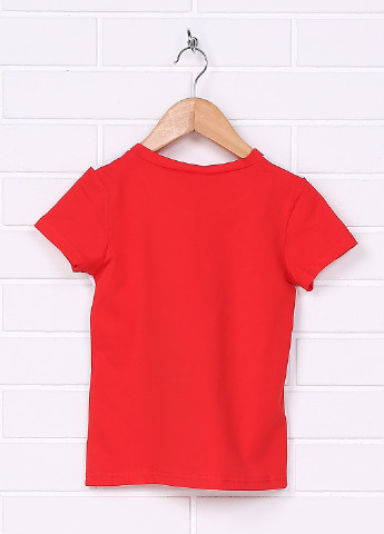 Красная летняя футболка с коротким рукавом Ativo