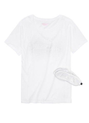 Білий демісезонний комплект (футболка, маска) Victoria's Secret