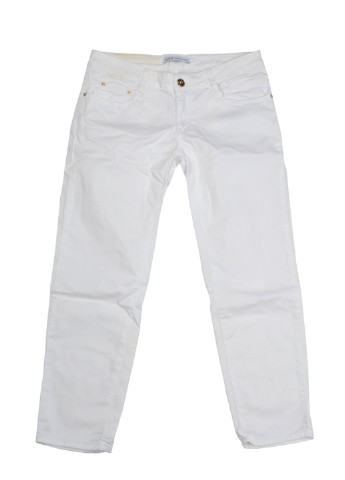 Белые кэжуал летние прямые брюки Patrizia Pepe