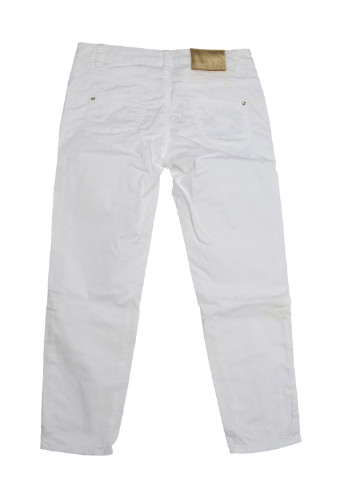 Белые кэжуал летние прямые брюки Patrizia Pepe
