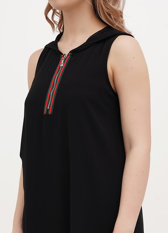 Чорна кежуал сукня а-силует Imperial однотонна