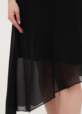 Чорна кежуал сукня а-силует Imperial однотонна