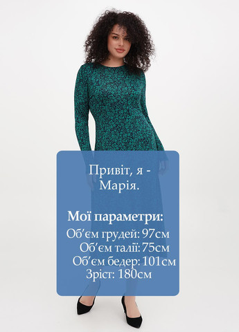 Зеленое кэжуал платье клеш Boden с цветочным принтом