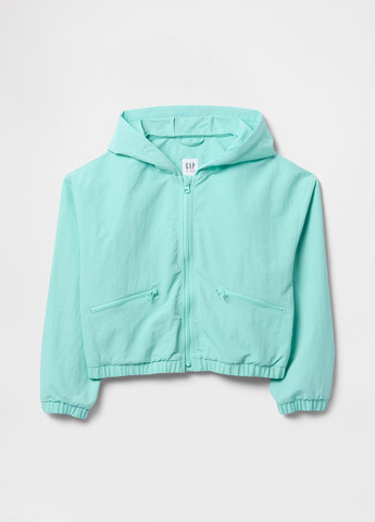 Бирюзовая демисезонная ветровка Gap