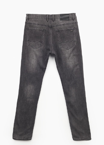 Темно-серые зимние джинсы No Brand
