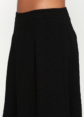 Черная кэжуал однотонная юбка Kaffe а-силуэта (трапеция)