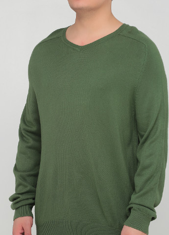 Зелений демісезонний пуловер F&F