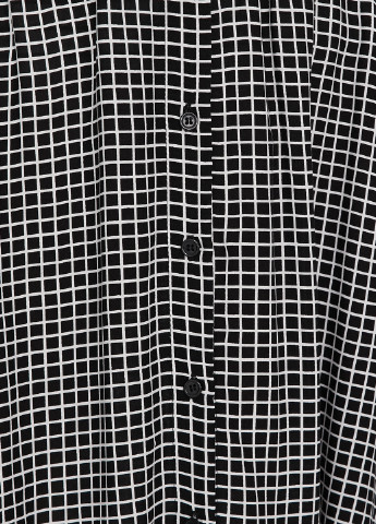 Черно-белая кэжуал в клетку юбка KOTON клешированная