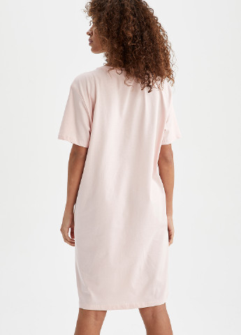 Світло-рожева домашній плаття, сукня сукня-футболка DeFacto