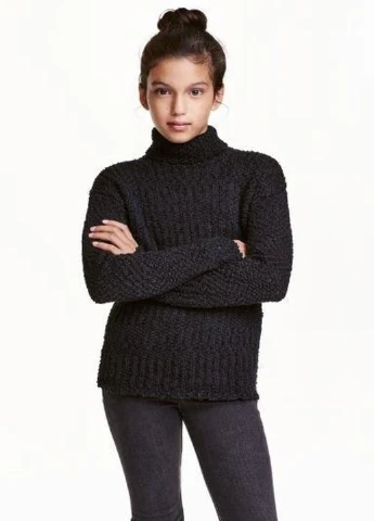 Чорний демісезонний джемпер H&M