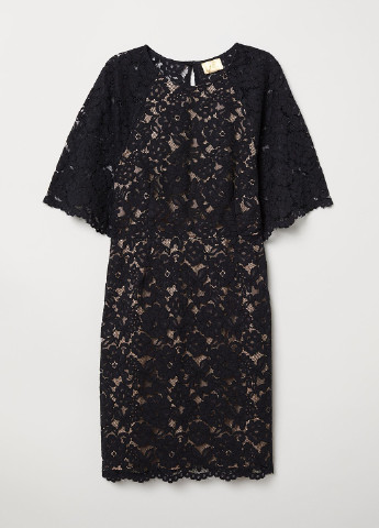 Чорна кежуал плаття футляр H&M однотонна