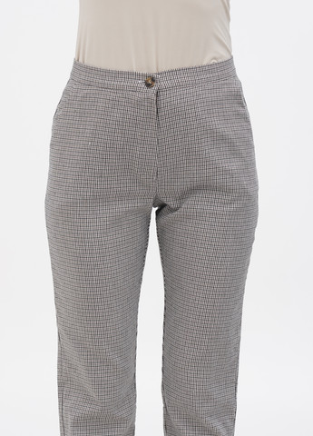 Комбинированные кэжуал демисезонные прямые брюки Progetto