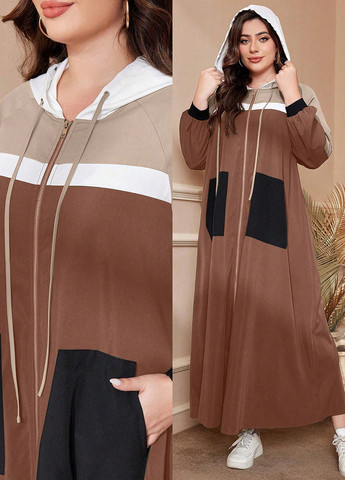 Коричневый демисезонный кардиган SHEIN