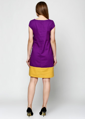 Фиолетовое кэжуал платье Ruta-S с рисунком