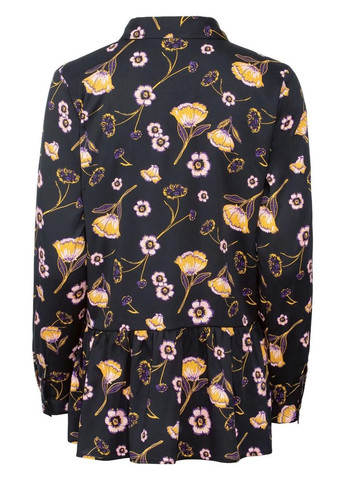 Чёрная блуза с баской Esmara