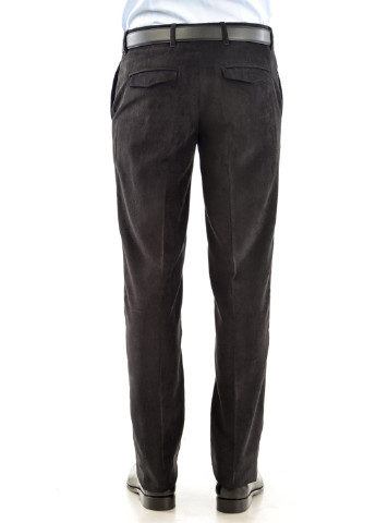 Черные классические демисезонные со средней талией брюки Arber