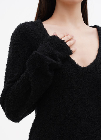 Черный демисезонный пуловер пуловер CHD