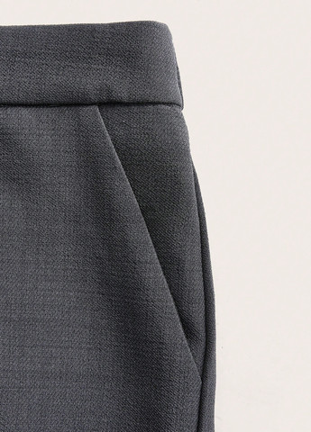 Темно-серая кэжуал меланж юбка SHEIN карандаш