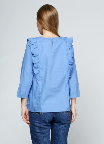 Голубая демисезонная блуза Vero Moda
