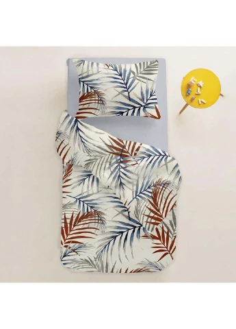 Подростковый комплект на резинке BEIGE FOLIAGE CS1 Ранфорс 155х215 см Cosas (256462840)