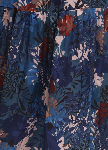 Темно-синя кежуал сукня кльош B.C. Best Connections з квітковим принтом