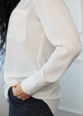 Белая блуза MaCo exclusive
