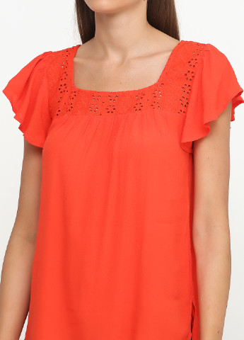 Оранжевая летняя блуза Alya