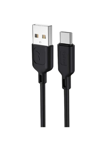 Дата кабель (T-C829 Black) T-PHOX USB 2.0 AM to Type-C 1.2m Fast T-C829 Black (239382931)