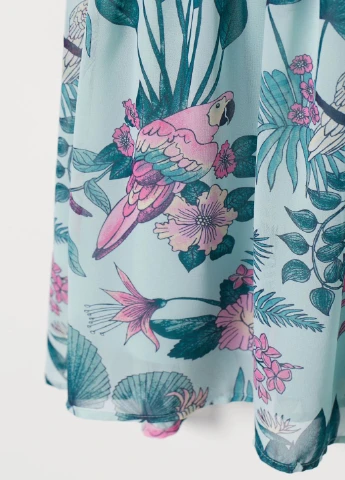 Зелёное платье H&M (221692810)