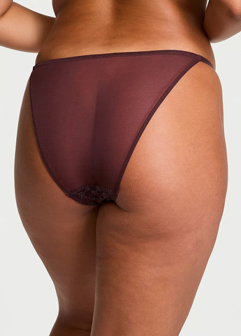 Темно-бордовий демісезонний комплект (бюстгальтер, трусики) Victoria's Secret