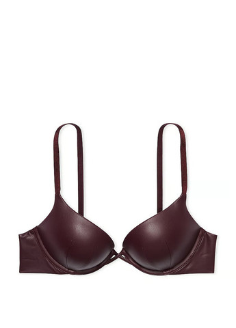 Темно-бордовий демісезонний комплект (бюстгальтер, трусики) Victoria's Secret