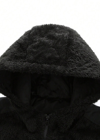 Чорна демісезонна куртка SHEIN