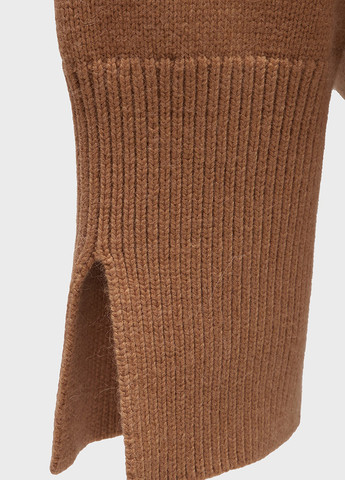 Світло-коричневий зимовий джемпер джемпер PRPY