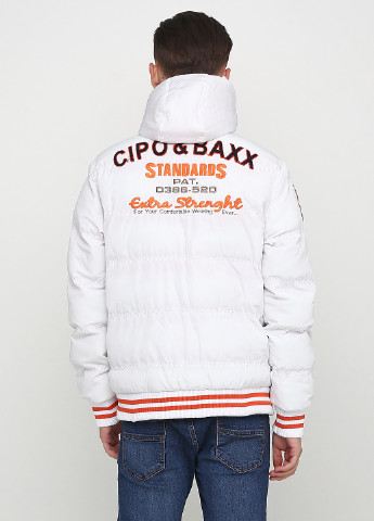 Белая зимняя куртка Cipo & Baxx