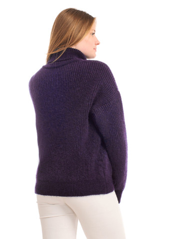 Темно-фиолетовый зимний свитер SVTR