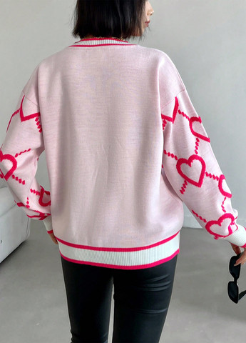 Розовый демисезонный джемпер джемпер SHEIN