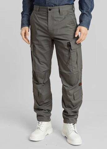 Серые кэжуал, спортивные демисезонные карго брюки G-Star Raw