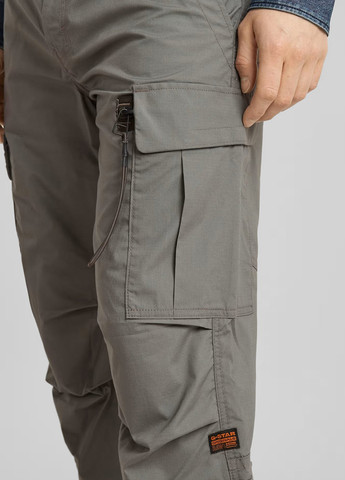 Серые кэжуал, спортивные демисезонные карго брюки G-Star Raw