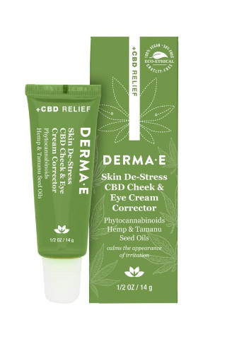 Крем-коректор для щік та шкіри навколо очей Skin De-Stress CBC Cheek & Eye Cream Corrector Derma E (254907837)