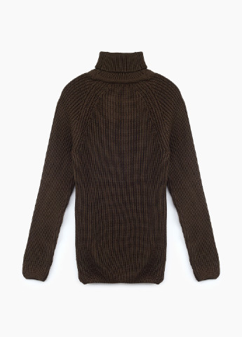Оливковый (хаки) зимний свитер No Brand