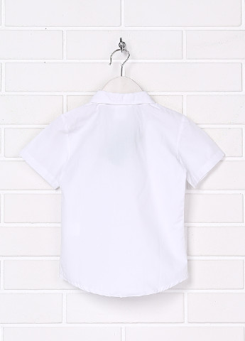 Белая кэжуал рубашка Coccode с коротким рукавом