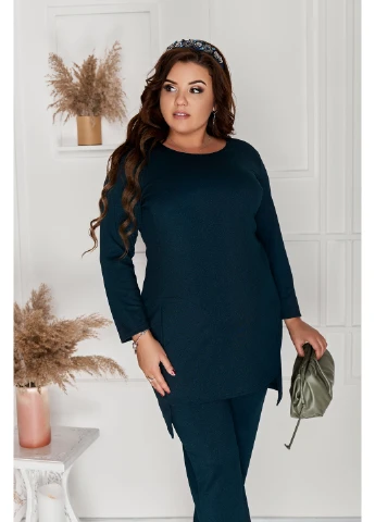 Костюм 163-1 56 Темно-зелений N.N.C.Fashion (223390538)