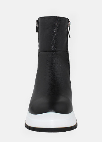 Зимние ботинки Favi с белой подошвой, с логотипом, с молнией