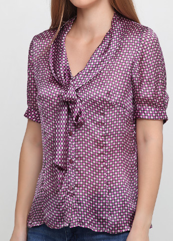 Комбинированная летняя блуза Luisa Spagnoli