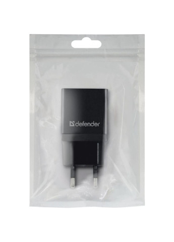 Зарядное устройство (83572) Defender EPA-10 black, 1xUSB, 5V / 2.1A (253507459)