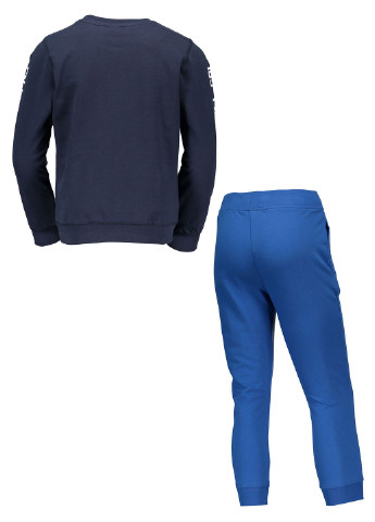 Темно-синий демисезонный костюм (свитшот, брюки) брючный Piazza Italia