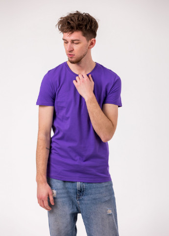Фиолетовая футболка мужская Наталюкс 12-1338